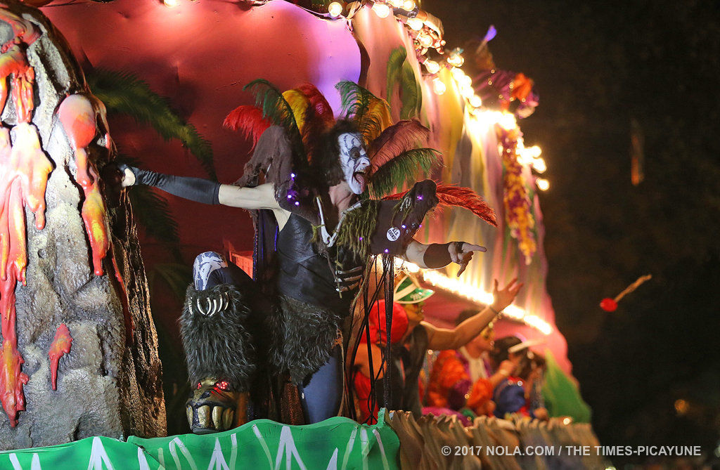 Our favorite photos from Friday's Mardi Gras fun